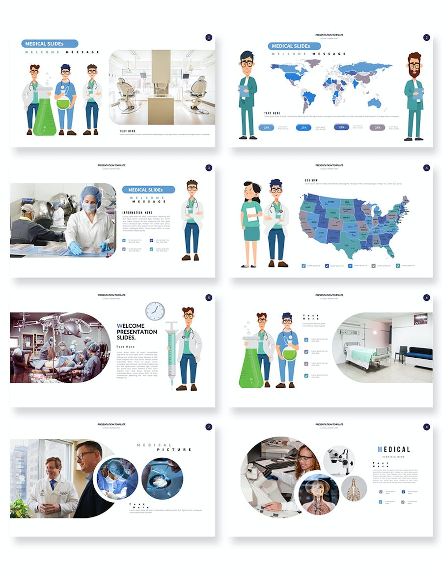 医疗机构健康服务展示Keynote模板 - 顶尖PPT