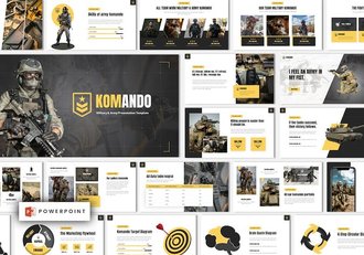 军事教育主题军队作战数据分析PPT模板 - 顶尖PPT