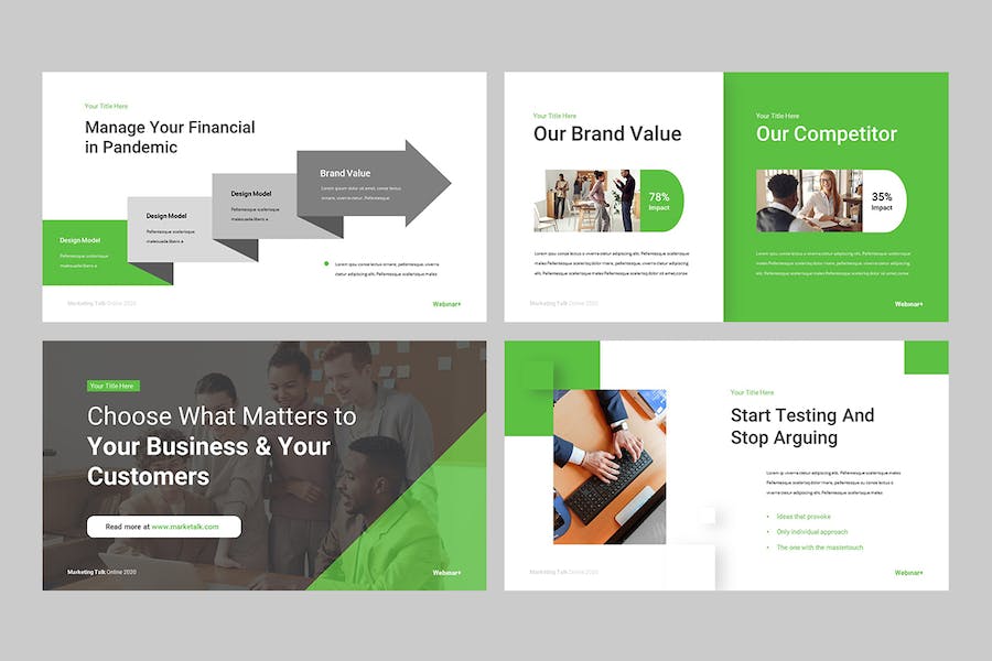 专业在线网络研讨会Keynote演示模板 - 顶尖PPT