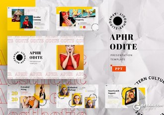 30页时尚街拍人物服饰展示ppt模板 - 顶尖PPT