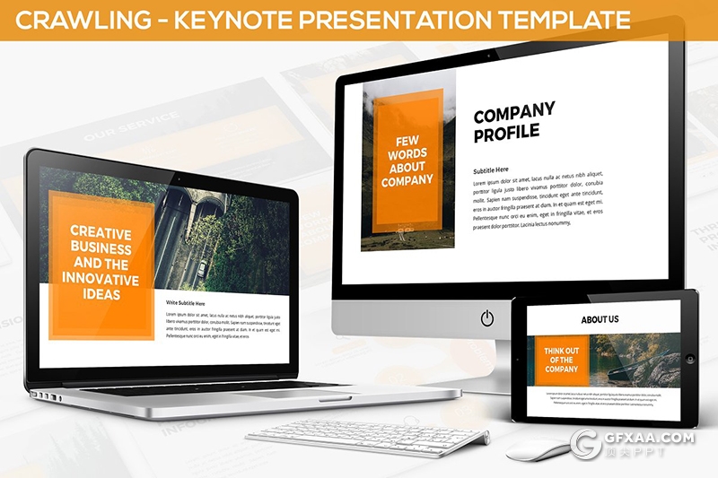 30页户外旅游远行介绍展示keynote模板 5种主题配色2种尺寸 - 顶尖PPT