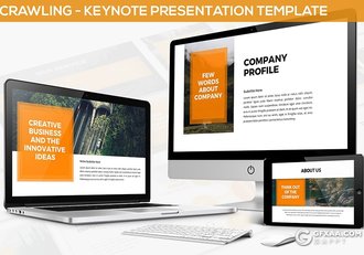 30页户外旅游远行介绍展示keynote模板 5种主题配色2种尺寸 - 顶尖PPT