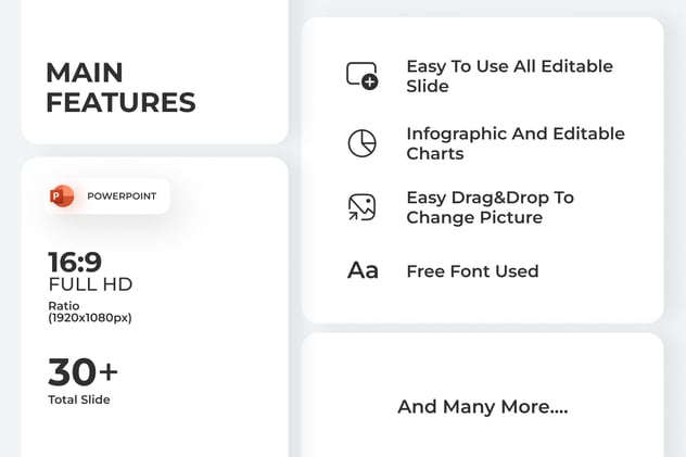 玻璃形态执行商务风格PPT模板 - 顶尖PPT