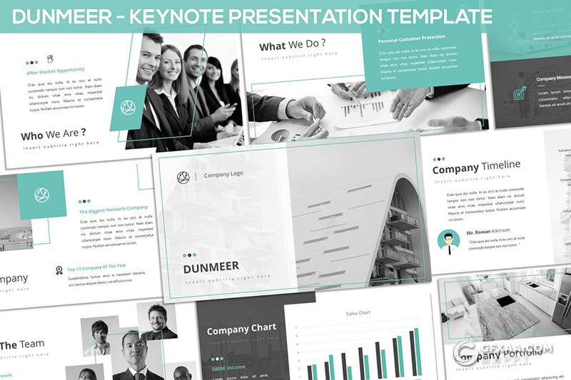 30页企业会议工作汇报国外商务PPT模板 3种主题配色 - 顶尖PPT