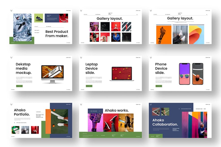 商务风格团队信息展示企业宣传keynote模板 - 顶尖PPT