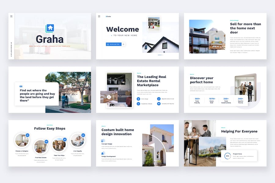 房地产公司上市计划keynote模板 - 顶尖PPT