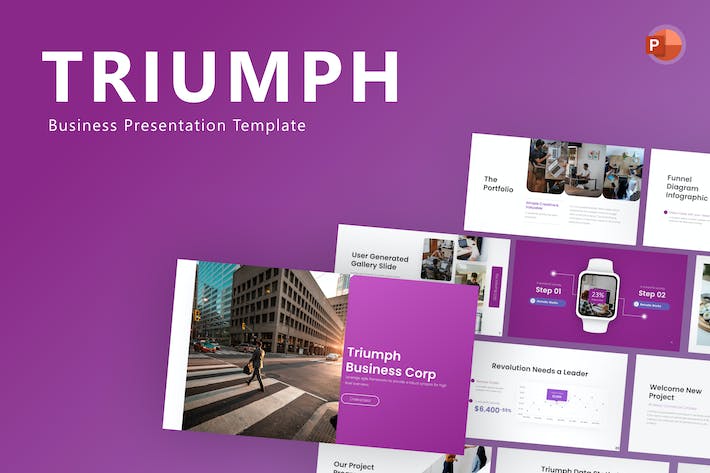 国外商务风格企业介绍计划总结PPT模板 - 顶尖PPT