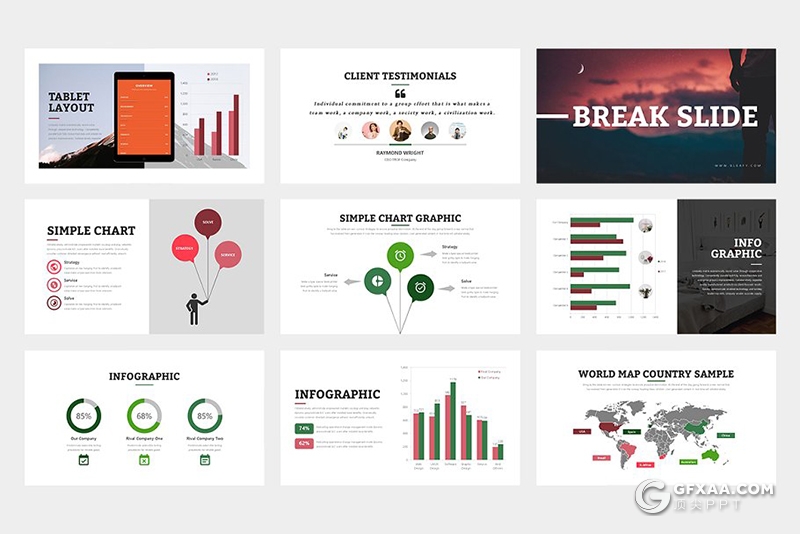 62页居家装饰设计植物摆放PPT模板 黑白2种底色 - 顶尖PPT