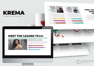 62页创意图形公司介绍工作汇报ppt模板 - 顶尖PPT