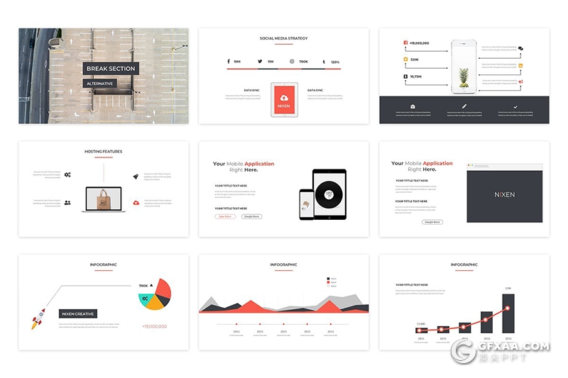 69页国外商务风格工作汇报新年计划PPT模板 - 顶尖PPT