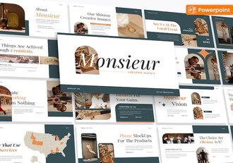 优雅风格展示文稿制作PPT模板 - 顶尖PPT