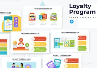 营销忠诚度客户计划信息图形Keynote模板 - 顶尖PPT