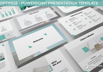 30页3种配色国外扁平化商务多用途PPT模板 - 顶尖PPT