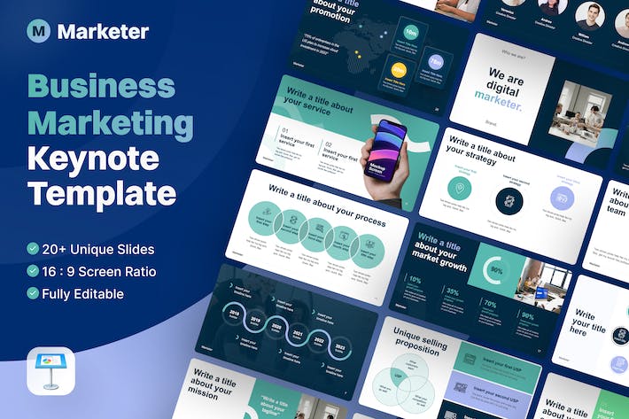 多用途商务商业keynote模板 - 顶尖PPT