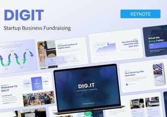 大气企业合作商业计划创业企业筹资商务主题keynote模板 - 顶尖PPT