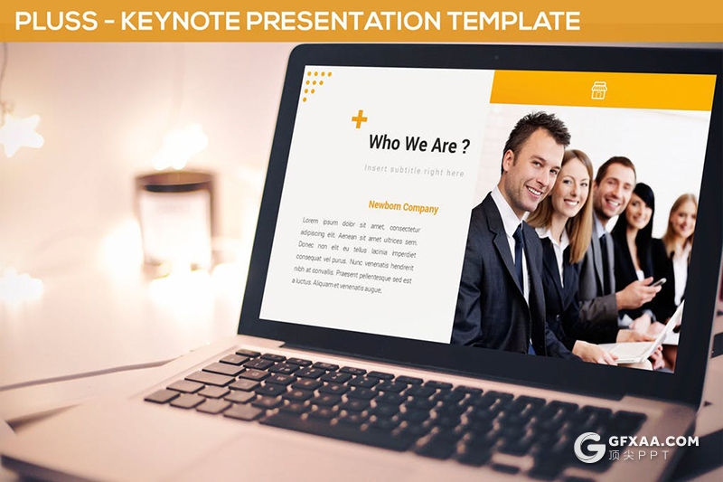 30页3种配色年终工作汇报团队人员介绍keynote模板 - 顶尖PPT