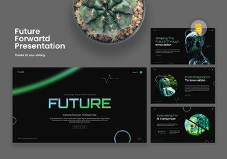 科技技术未来PPT模板 - 顶尖PPT