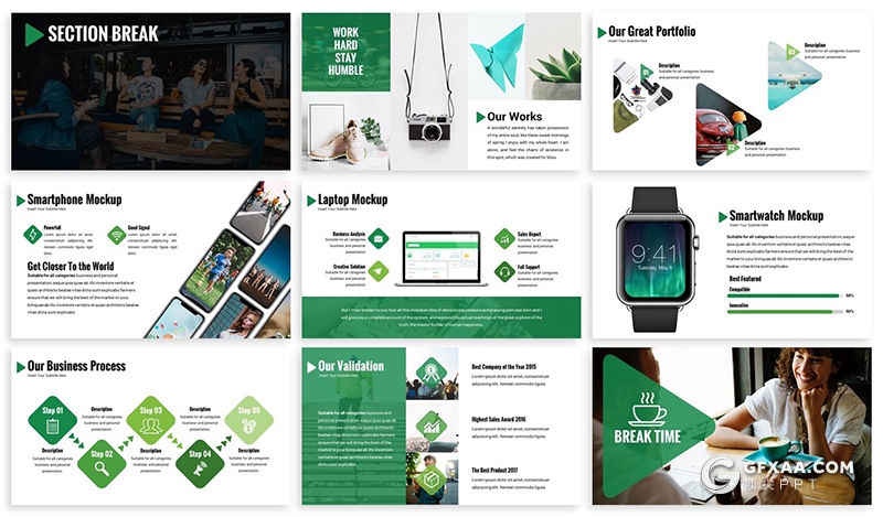 30页3种配色公司项目合作工作总结PPT模板 - 顶尖PPT