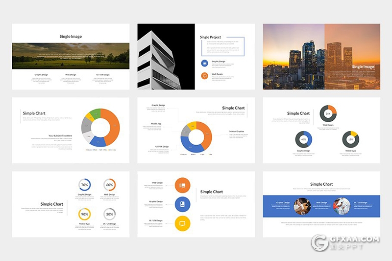 50页国外公司企业信息介绍展示PPT模板 3种主题配色 - 顶尖PPT