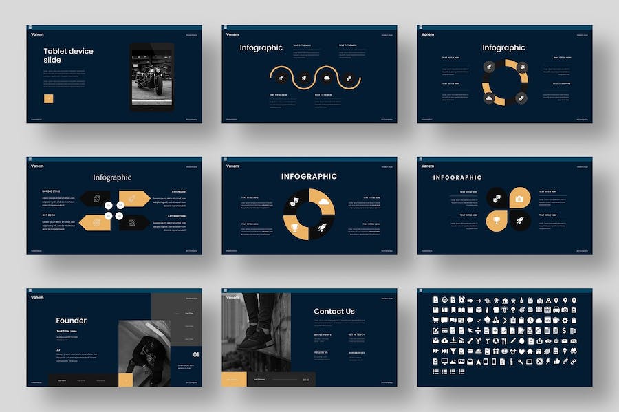 欧美商务年终工作汇报项目报告通用PPT模板 - 顶尖PPT