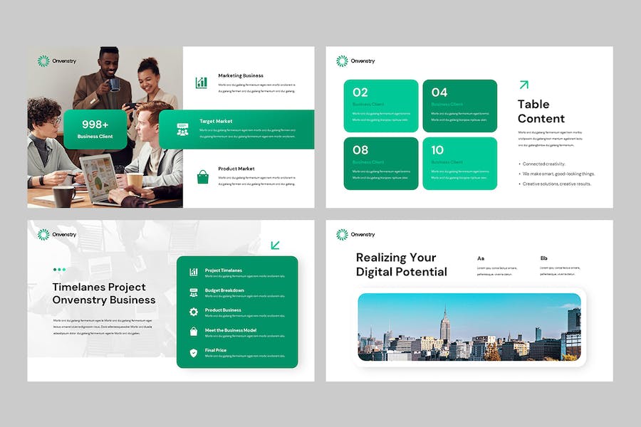 现代融资路演讲述方案Keynote模板 - 顶尖PPT