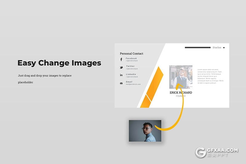 50页橙色创意多边形组合设计商务通用PPT模板 - 顶尖PPT