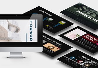 62页简约商务多用途ppt模板 黑白两种底色 - 顶尖PPT