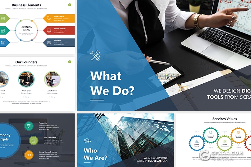 70页欧美商务风格企业介绍工作总结keynote模板 - 顶尖PPT