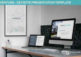 30页3种配色风险投资公司项目介绍工作汇报keynote模板 - 顶尖PPT