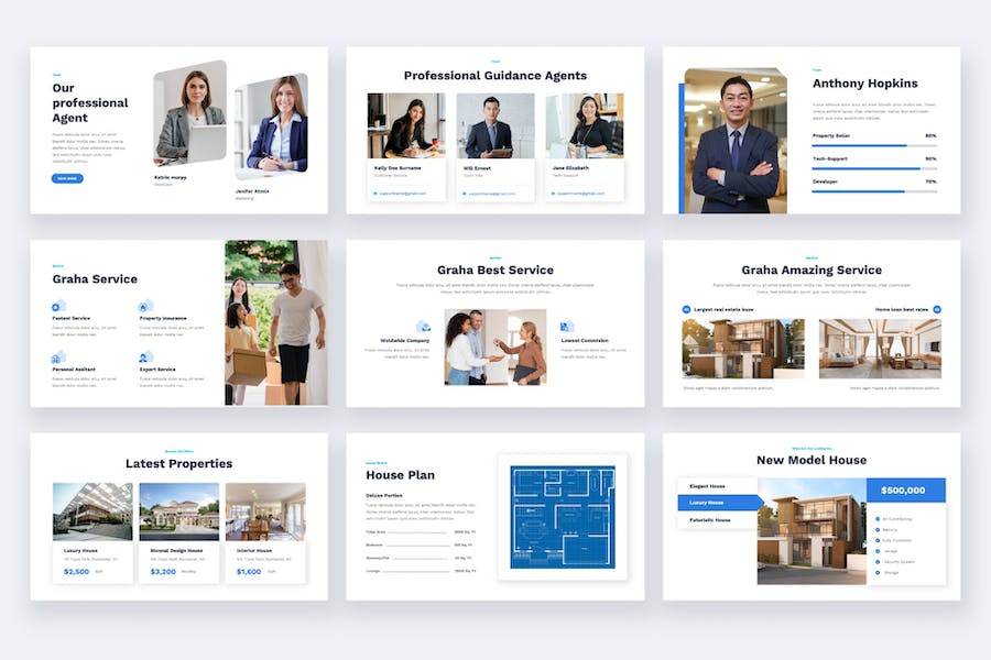 房地产公司上市计划keynote模板 - 顶尖PPT