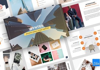 38页商务主题演讲公司团队人员介绍keynote模板 - 顶尖PPT