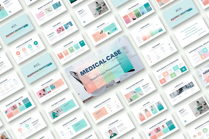 医疗病例诊疗展示PPT模板 - 顶尖PPT
