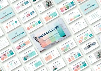 医疗病例诊疗展示PPT模板 - 顶尖PPT