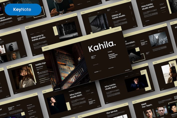 黑金搭配产品展示企业介绍国外keynote模板 - 顶尖PPT