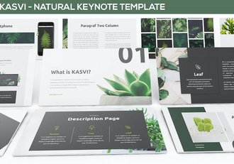 绿色自然环保清新主题Keynote模板 - 顶尖PPT