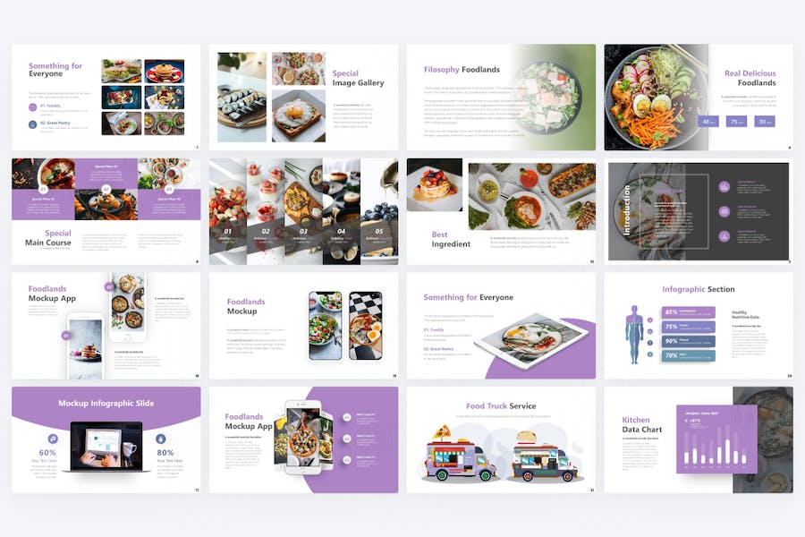 餐饮美食PPT模板 - 顶尖PPT