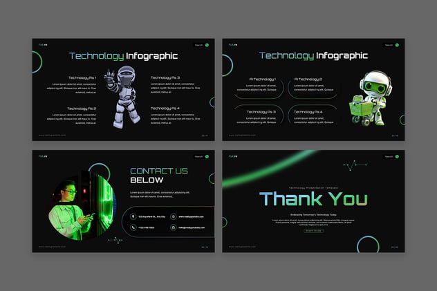 科技技术未来PPT模板 - 顶尖PPT