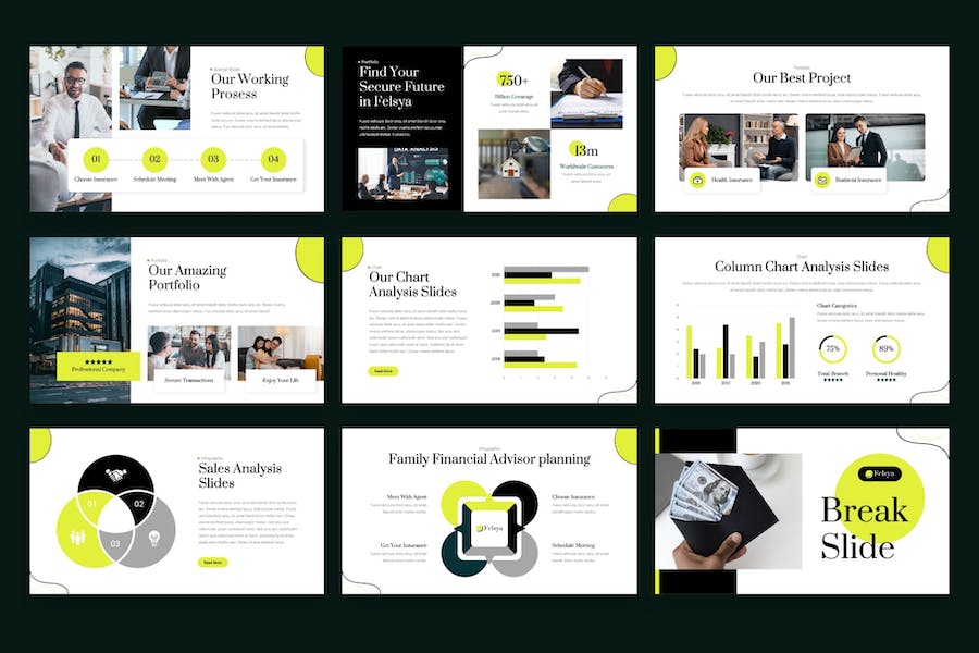 财务顾问投资理财PPT模板 - 顶尖PPT