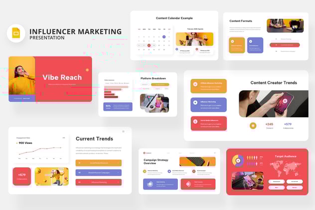 品牌网红营销推广方案PPT演示模板 - 顶尖PPT