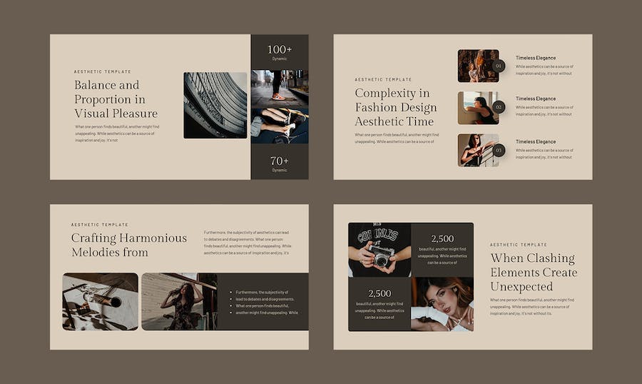 高级感美学美妆幻灯片PPT模板 - 顶尖PPT