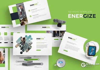 30页扁平化商务团队介绍工作汇报keynote模板 5种主题配色 - 顶尖PPT