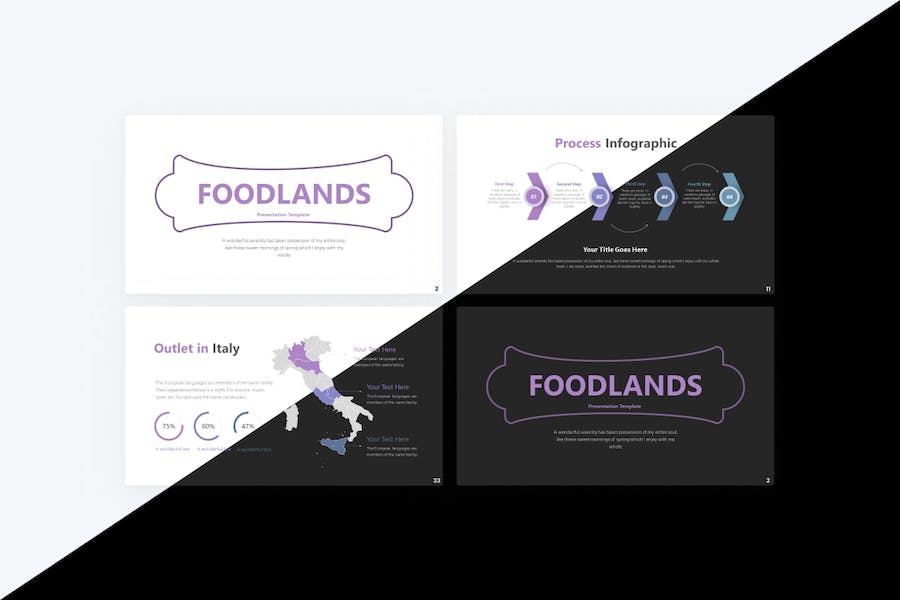 餐饮美食PPT模板 - 顶尖PPT