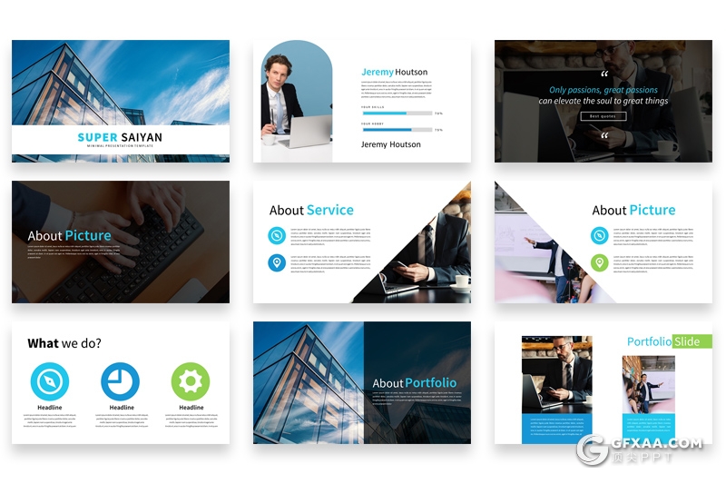 35页商务风格团队介绍工作汇报计划PPT模板 - 顶尖PPT
