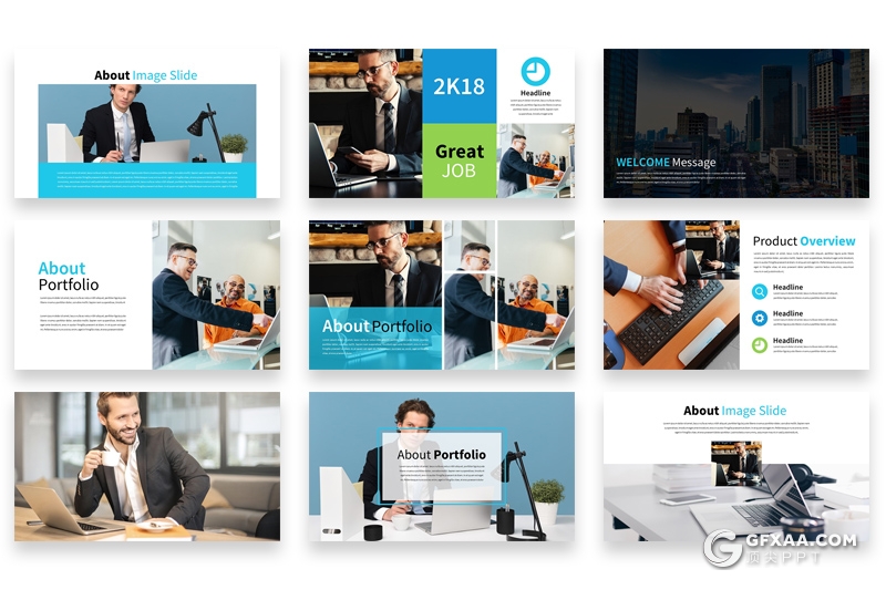 35页商务风格团队介绍工作汇报计划PPT模板 - 顶尖PPT