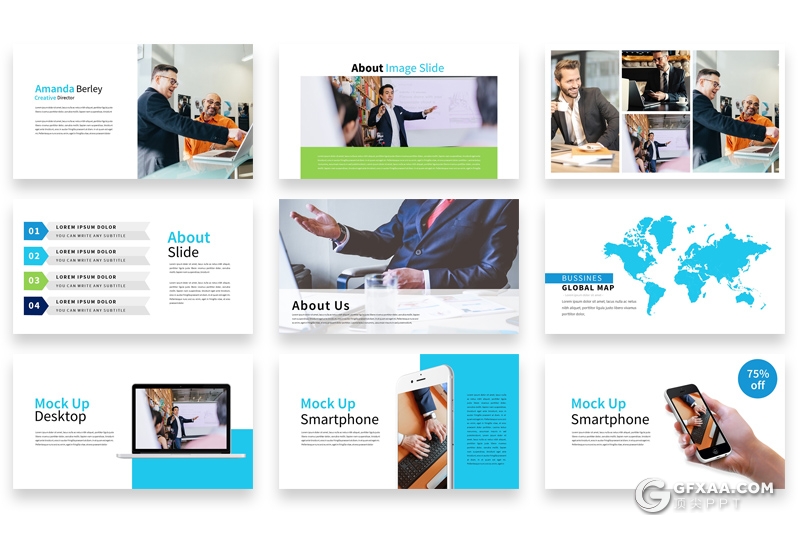 35页商务风格团队介绍工作汇报计划PPT模板 - 顶尖PPT