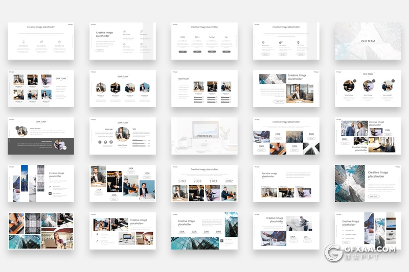 89页黑白配色商务风格工作计划汇报多用途PPT模板 - 顶尖PPT