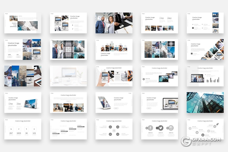 89页黑白配色商务风格工作计划汇报多用途PPT模板 - 顶尖PPT