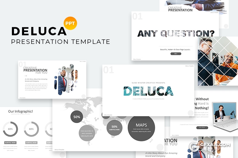 96页欧美高端大气商务公司企业介绍通用PPT模板 - 顶尖PPT