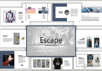 99页国外极简风格商务多用途PPT模板 - 顶尖PPT