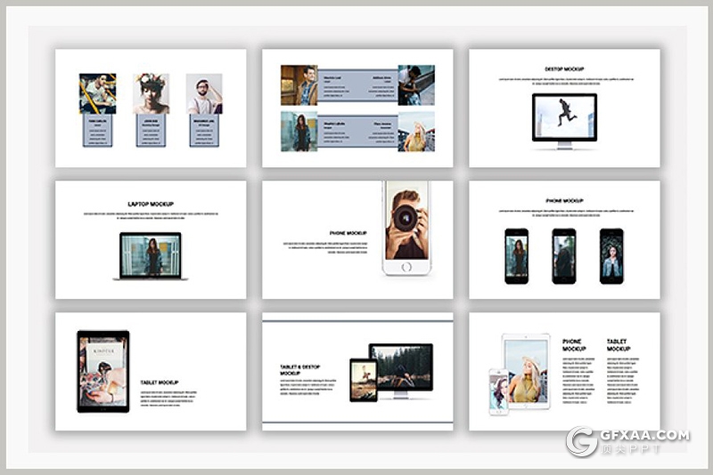 99页国外极简风格商务多用途PPT模板 - 顶尖PPT